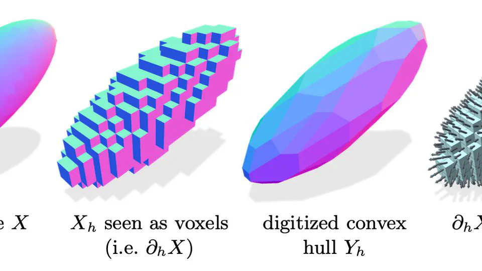Geometry of Gauss digitized convex shapes