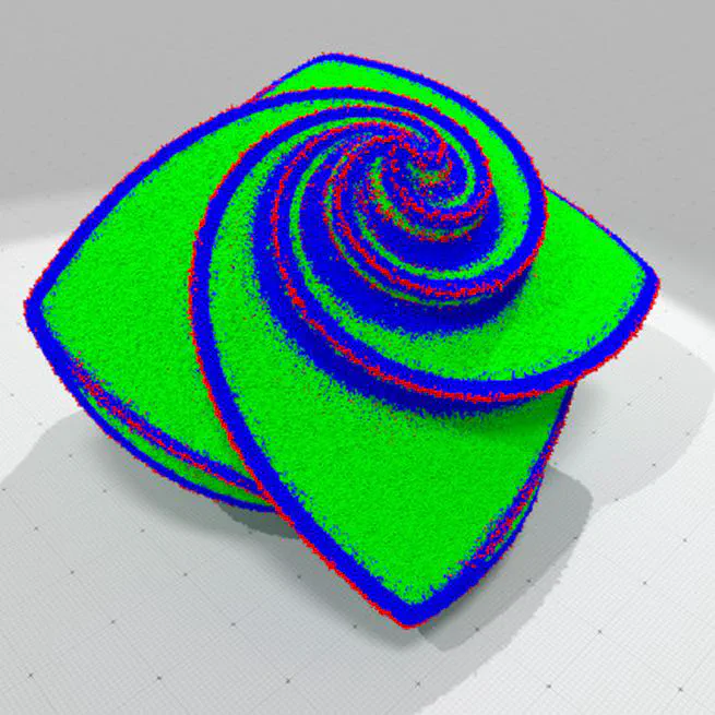 Scale-space feature extraction on digital surfaces