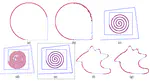 Asymptotic linear digital geometry and applications