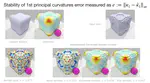Interpolated corrected curvature measures for polygonal surfaces